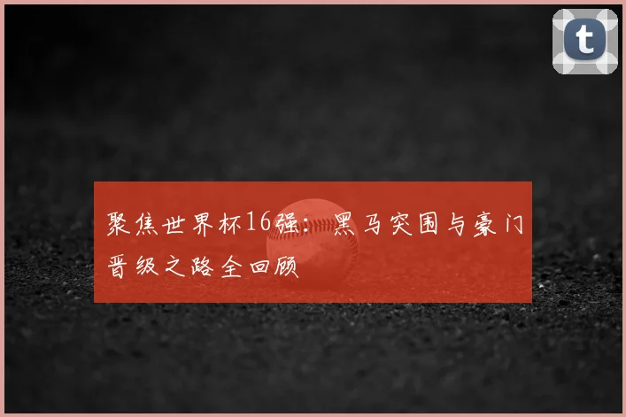 聚焦世界杯16强：黑马突围与豪门晋级之路全回顾